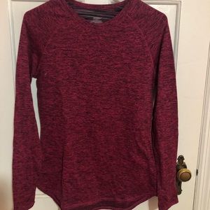 CuddleDuds pink heather long sleeve